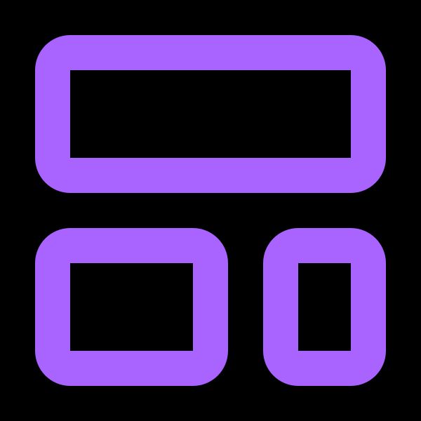 icon representing web layouts